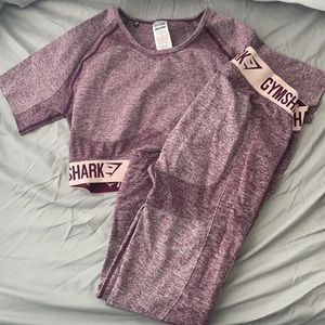 Purple Gym Shark Set Size L